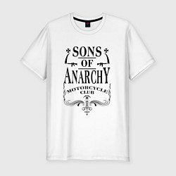 Мужская slim-футболка Anarchy Motorcycle Club
