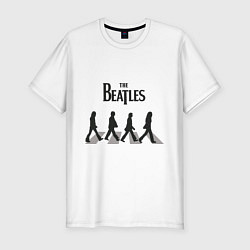 Футболка slim-fit The Beatles: Abbey Road, цвет: белый