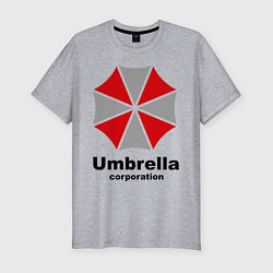 Футболка slim-fit Umbrella corporation, цвет: меланж