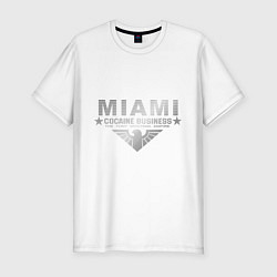 Футболка slim-fit Miami - The Tony Montana empire, цвет: белый
