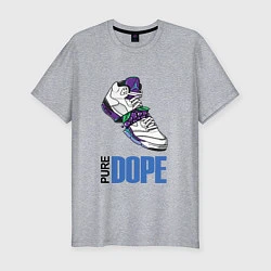 Футболка slim-fit Dope pure, цвет: меланж