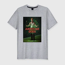 Мужская slim-футболка American Gods: Mad Sweeney