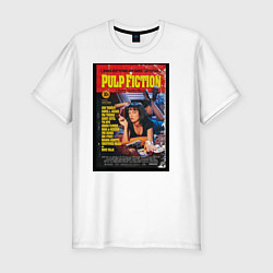 Мужская slim-футболка Pulp Fiction Cover