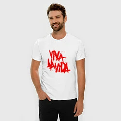 Футболка slim-fit Viva La Vida, цвет: белый — фото 2