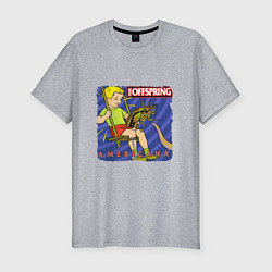 Футболка slim-fit The Offspring: Americana, цвет: меланж