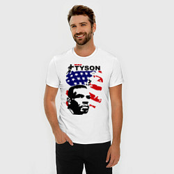 Футболка slim-fit Mike Tyson: USA Boxing, цвет: белый — фото 2