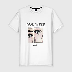 Мужская slim-футболка Dead Inside
