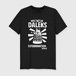 Футболка slim-fit Vote Extermination, цвет: черный