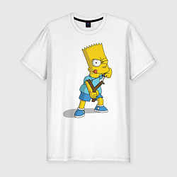 Мужская slim-футболка Bart Bully