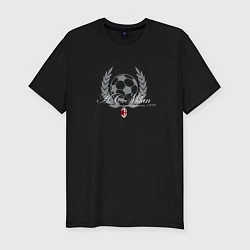 Футболка slim-fit AC Milan - Since 1899 NEW 2022, цвет: черный