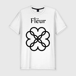 Футболка slim-fit Fleur Gold, цвет: белый