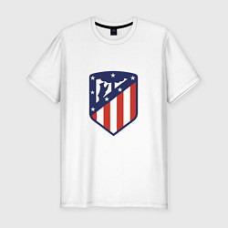 Футболка slim-fit Atletico Madrid, цвет: белый