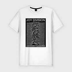 Футболка slim-fit Joy Division: Unknown Pleasures, цвет: белый