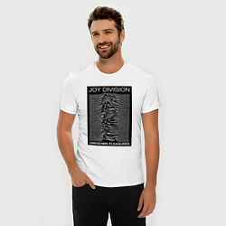 Футболка slim-fit Joy Division: Unknown Pleasures, цвет: белый — фото 2