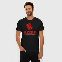 Футболка slim-fit R Corp, цвет: черный — фото 2