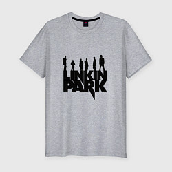 Мужская slim-футболка Linkin Park