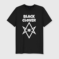Футболка slim-fit Black Clover, цвет: черный