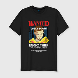 Футболка slim-fit Wanted: Eggo Thief / 11, цвет: черный