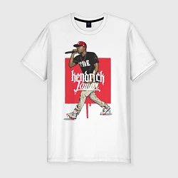 Футболка slim-fit Kendrick Lamar, цвет: белый