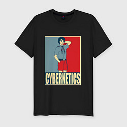 Футболка slim-fit Cybernetics, цвет: черный