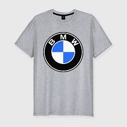 Мужская slim-футболка Logo BMW