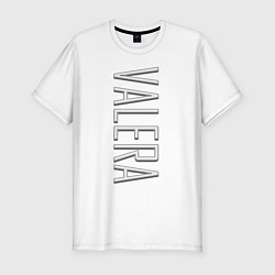 Футболка slim-fit Valera Font, цвет: белый