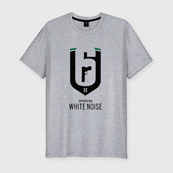 Футболка slim-fit Operation White Noise, цвет: меланж