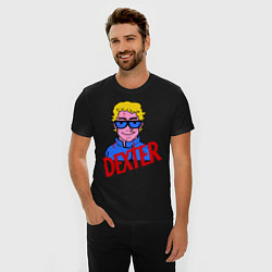 Футболка slim-fit Dexter Comics, цвет: черный — фото 2