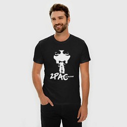 Футболка slim-fit 2Pac: All Eyez On Me, цвет: черный — фото 2