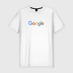 Мужская slim-футболка Google