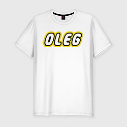 Мужская slim-футболка Oleg