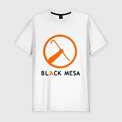 Мужская slim-футболка Black mesa: Scrap
