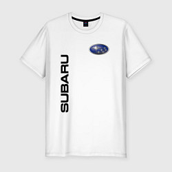 Мужская slim-футболка Subaru Style