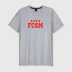 Мужская slim-футболка FCSM Club