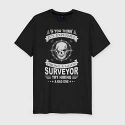Футболка slim-fit It's Expensive Surveyor, цвет: черный