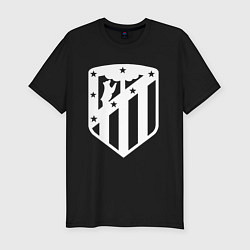 Футболка slim-fit FC Atletico Madrid, цвет: черный