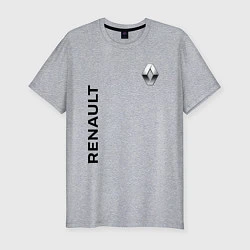 Футболка slim-fit Renault Style, цвет: меланж