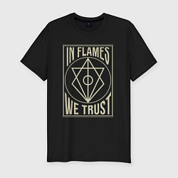 Футболка slim-fit In Flames: We Trust, цвет: черный