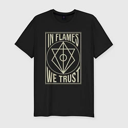 Футболка slim-fit In Flames: We Trust, цвет: черный