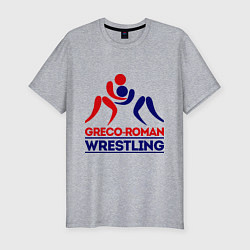 Футболка slim-fit Greco-roman wrestling, цвет: меланж