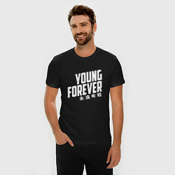 Футболка slim-fit Young Forever, цвет: черный — фото 2