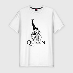 Футболка slim-fit Queen: Rock You, цвет: белый