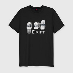 Футболка slim-fit Drift, цвет: черный