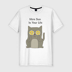 Футболка slim-fit More Sun In Your Life, цвет: белый