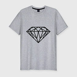 Футболка slim-fit SWAG Diamond, цвет: меланж