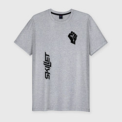 Мужская slim-футболка Skillet Force