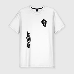 Мужская slim-футболка Skillet Force