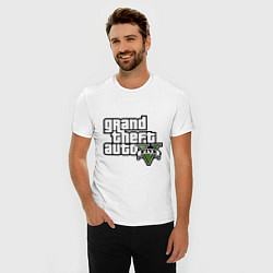Футболка slim-fit GTA Five, цвет: белый — фото 2