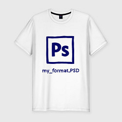 Футболка slim-fit Photoshop, цвет: белый