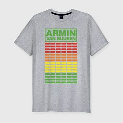 Мужская slim-футболка Armin van Buuren: EQ